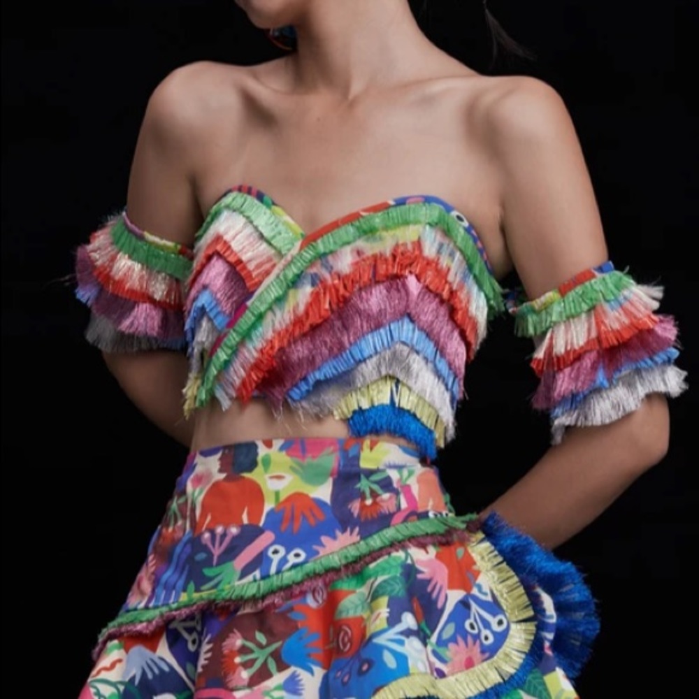 NWT Celia B rainbow top